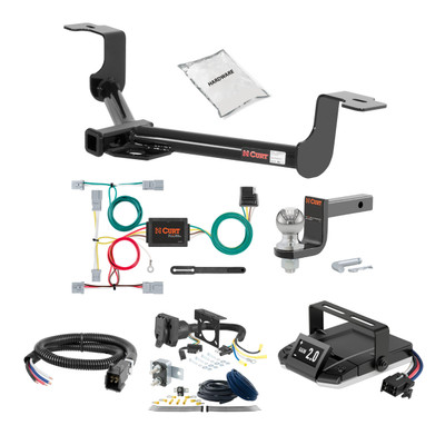 08-12 HONDA Accord Sedan 1.25 CURT Trailer Hitch + Assure Proportional Brake Controller Kit HBCW1324
