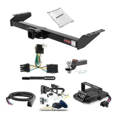 03-06 GMC Yukon 2 CURT Trailer Hitch + Assure Proportional Brake Controller Kit HBCW1308