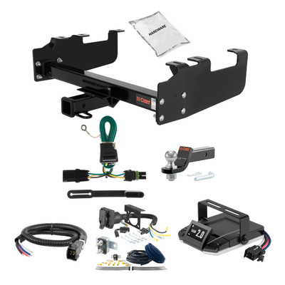 14-16 Chevrolet Impala Limited 1.25 CURT Trailer Hitch + Assure Proportional Brake Controller Kit HBCW362