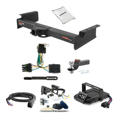 03-06 GMC Yukon 2 CURT Trailer Hitch + Assure Proportional Brake Controller Kit HBCW1307