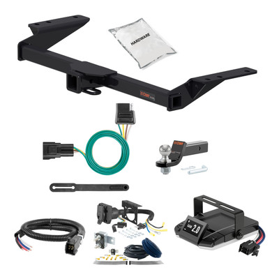 04-11 Chevrolet Aveo5 Hatchback 1.25 CURT Trailer Hitch + Assure Proportional Brake Controller Kit HBCW257