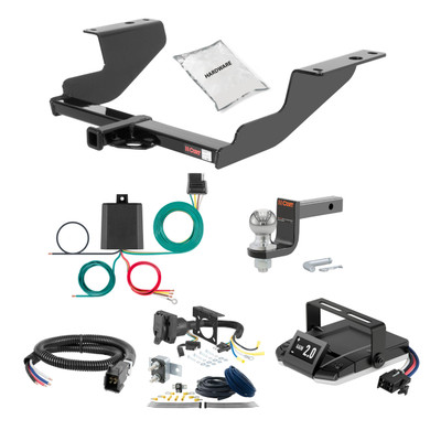 12-14 Subaru Impreza Sedan, WRX and WRX STI 1.25 CURT Trailer Hitch + Assure Proportional Brake Controller Kit HBCW2283
