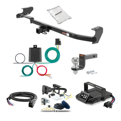 93-07 Subaru Impreza Wagon 1.25 CURT Trailer Hitch + Assure Proportional Brake Controller Kit HBCW2287