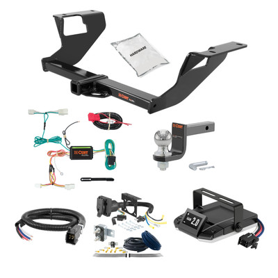 15-21 Subaru WRX 1.25 CURT Trailer Hitch + Assure Proportional Brake Controller Kit HBCW2322