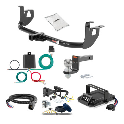 10-14 Volkswagen GTI 1.25 CURT Trailer Hitch + Assure Proportional Brake Controller Kit HBCW2492