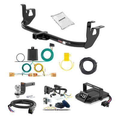 15-24 Volkswagen GTI 1.25 CURT Trailer Hitch + Assure Proportional Brake Controller Kit HBCW2491