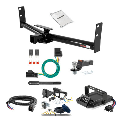 05-17 Chevrolet Equinox 2 CURT Trailer Hitch + Assure Proportional Brake Controller Kit HBCW342