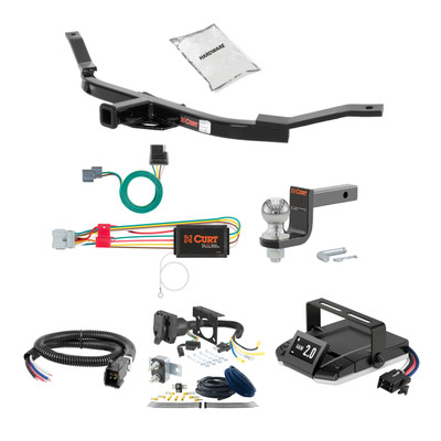 12-15 HONDA Crosstour 1.25 CURT Trailer Hitch + Assure Proportional Brake Controller Kit HBCW1360
