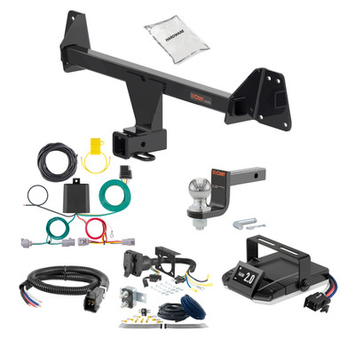 22-24 Toyota Corolla Cross 2 CURT Trailer Hitch + Assure Proportional Brake Controller Kit HBCW2379