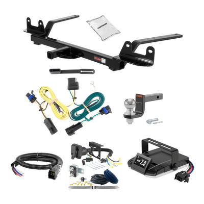 08-12 Chevrolet Malibu Sedan, excluding hybrid 1.25 CURT Trailer Hitch + Assure Proportional Brake Controller Kit HBCW401