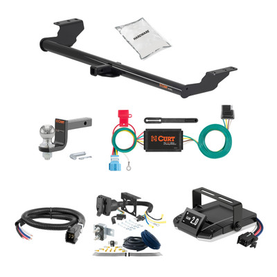 10-14 HONDA Insight 1.25 CURT Trailer Hitch + Assure Proportional Brake Controller Kit HBCW1369