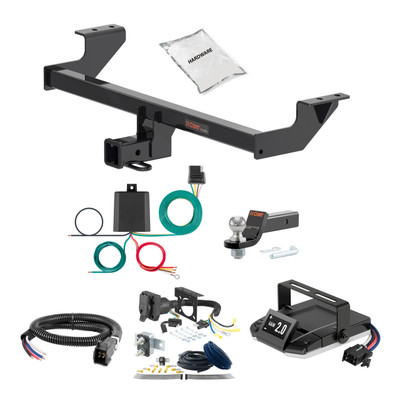 09-14 Volkswagen Routan 2 CURT Trailer Hitch + Assure Proportional Brake Controller Kit HBCW2516