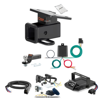 06-09 Volkswagen GTI 1.25 CURT Trailer Hitch + Assure Proportional Brake Controller Kit HBCW2493