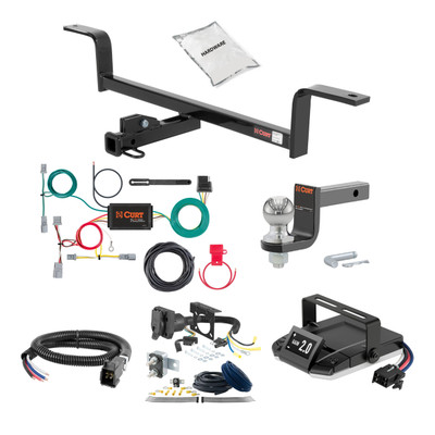06-15 HONDA   Sedan 1.25 CURT Trailer Hitch + Assure Proportional Brake Controller Kit HBCW1342