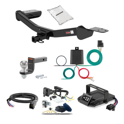 07-12 Infiniti INFINITI 2 CURT Trailer Hitch + Assure Proportional Brake Controller Kit HBCW1467