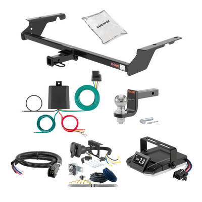 98-02 Volvo C70  Coupe 1.25 CURT Trailer Hitch + Assure Proportional Brake Controller Kit HBCW2538