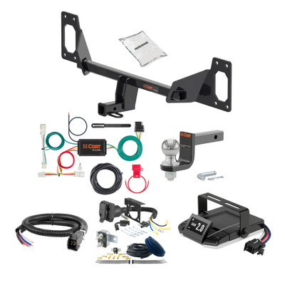 10-11 HONDA Accord Crosstour 1.25 CURT Trailer Hitch + Assure Proportional Brake Controller Kit HBCW1330