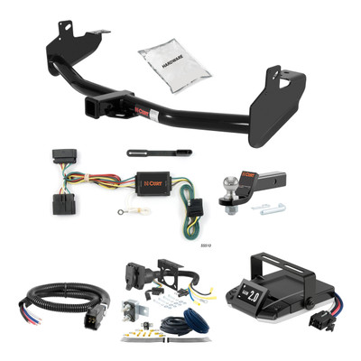 06-06 ISUZU I-280 2 CURT Trailer Hitch + Assure Proportional Brake Controller Kit HBCW1510