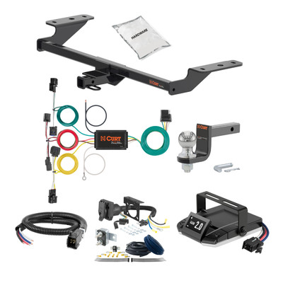 24-24 KIA EV9 2 CURT Trailer Hitch + Assure Proportional Brake Controller Kit HBCW1588