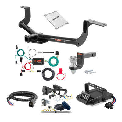 07-10 HONDA Element SC 1.25 CURT Trailer Hitch + Assure Proportional Brake Controller Kit HBCW1363