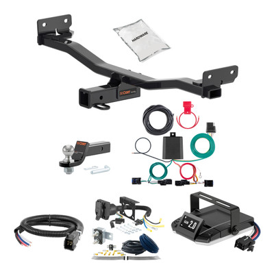 05-09 KIA Spectra Sedan 1.25 CURT Trailer Hitch + Assure Proportional Brake Controller Kit HBCW1633