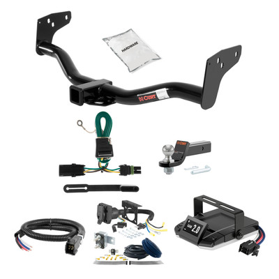 96-00 ISUZU Hombre 2 CURT Trailer Hitch + Assure Proportional Brake Controller Kit HBCW1507