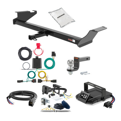 98-03 Dodge Durango 2 CURT Trailer Hitch + Assure Proportional Brake Controller Kit HBCW694