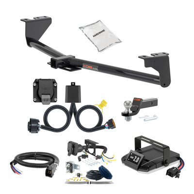 22-24 KIA Carnival 2 CURT Trailer Hitch + Assure Proportional Brake Controller Kit HBCW1585