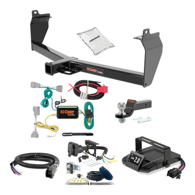 19-23 JEEP Cherokee 2 CURT Trailer Hitch + Assure Proportional Brake Controller Kit HBCW1530