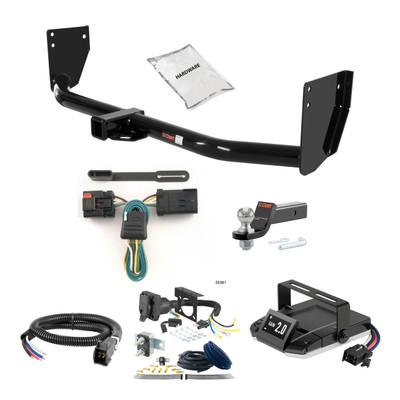 07-09 Dodge Durango 2 CURT Trailer Hitch + Assure Proportional Brake Controller Kit HBCW691