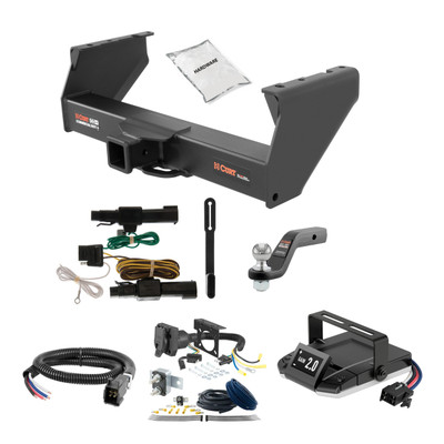 07-10 Dodge Ram 3500  Cab & chassis 2 CURT Trailer Hitch + Assure Proportional Brake Controller Kit HBCW752