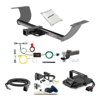 11-14 Chrysler 200 1.25 CURT Trailer Hitch + Assure Proportional Brake Controller Kit HBCW625