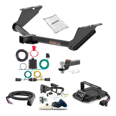 20-24 JEEP Gladiator 2 CURT Trailer Hitch + Assure Proportional Brake Controller Kit HBCW1550