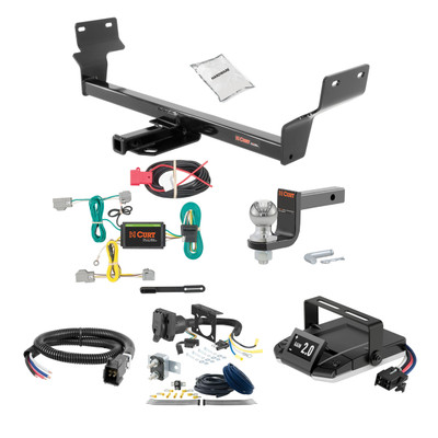 11-15 Chrysler CHRYSLER  1.25 CURT Trailer Hitch + Assure Proportional Brake Controller Kit HBCW623