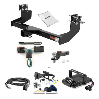 07-09 Dodge Sprinter 3500  170" WB with factory step bumper 2 CURT Trailer Hitch + Assure Proportional Brake Controller Kit HBCW768