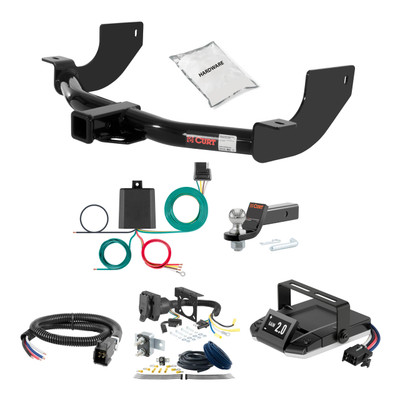 14-22 Land Rover Range Rover Sport Excluding hybrid 2 CURT Trailer Hitch + Assure Proportional Brake Controller Kit HBCW1655