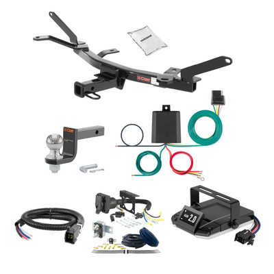 06-06 Lincoln Zephyr 1.25 CURT Trailer Hitch + Assure Proportional Brake Controller Kit HBCW1755