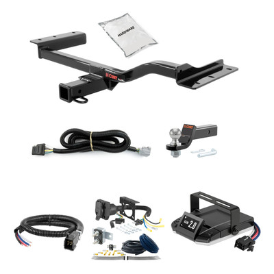 16-22 Lexus RX450h Excluding F Sport 2 CURT Trailer Hitch + Assure Proportional Brake Controller Kit HBCW1709