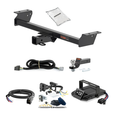 06-08 Lexus RX400h 2 CURT Trailer Hitch + Assure Proportional Brake Controller Kit HBCW1708