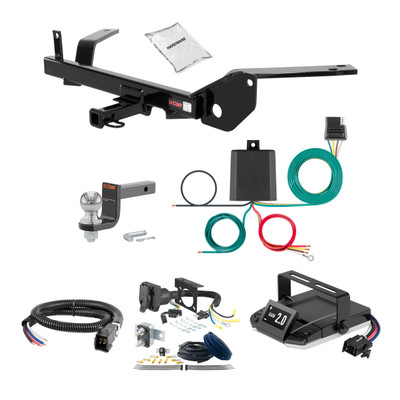 03-05 Lincoln Aviator Fits beneath factory 1-1/4" receiver 2 CURT Trailer Hitch + Assure Proportional Brake Controller Kit HBCW1725