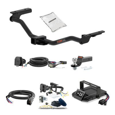 20-24 Ford Explorer 2 CURT Trailer Hitch + Assure Proportional Brake Controller Kit HBCW830