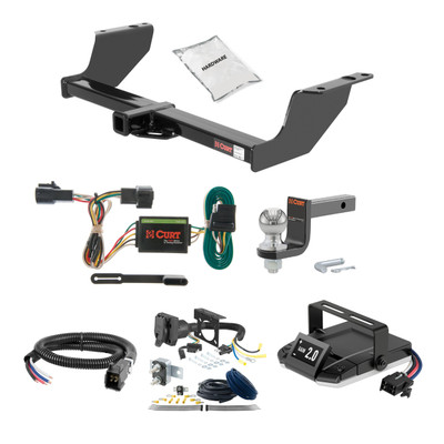 88-91 Mazda 929 1.25 CURT Trailer Hitch + Assure Proportional Brake Controller Kit HBCW1777