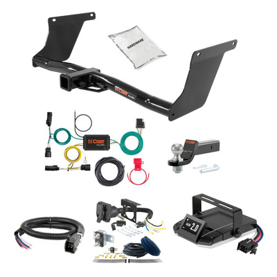 13-19 Ford Escape 2 CURT Trailer Hitch + Assure Proportional Brake Controller Kit HBCW815