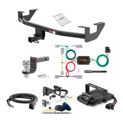 14-18 Mazda 3 Hatchback 1.25 CURT Trailer Hitch + Assure Proportional Brake Controller Kit HBCW1759