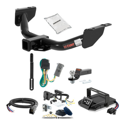 94-96 Mazda B3000 2 CURT Trailer Hitch + Assure Proportional Brake Controller Kit HBCW1791