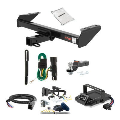 75-79 Ford   Crew cab 2 CURT Trailer Hitch + Assure Proportional Brake Controller Kit HBCW878