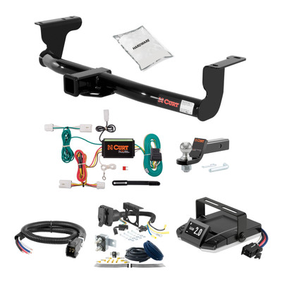 15-24 Nissan Murano 2 CURT Trailer Hitch + Assure Proportional Brake Controller Kit HBCW2032
