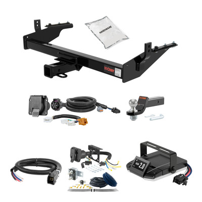 05-24 Nissan Frontier 2 CURT Trailer Hitch + Assure Proportional Brake Controller Kit HBCW2016