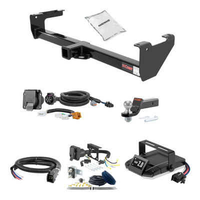 96-04 Nissan Pathfinder 2 CURT Trailer Hitch + Assure Proportional Brake Controller Kit HBCW2048