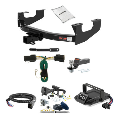 97-99 Ford F-250LD  New body 2 CURT Trailer Hitch + Assure Proportional Brake Controller Kit HBCW882